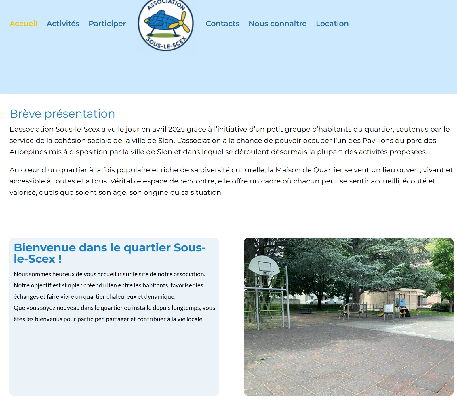 accueil scex